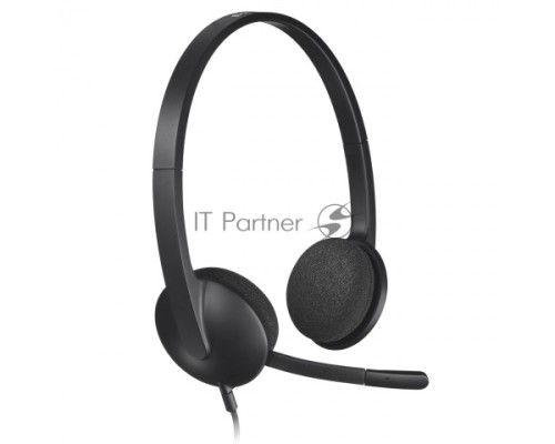Гарнитура Logitech Headset H340 USB graphite