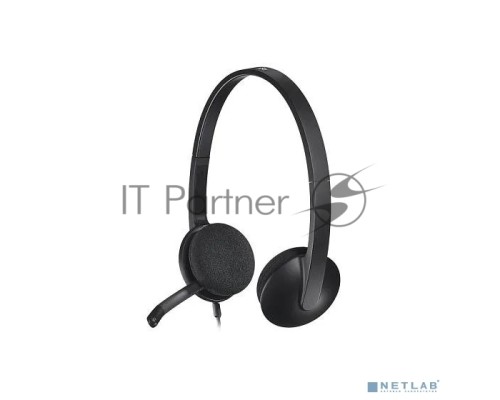 Гарнитура Logitech Headset H340 USB graphite