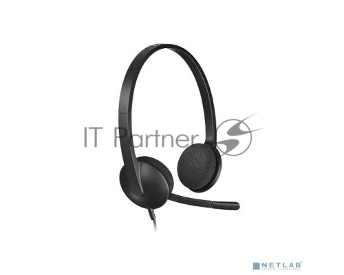 Гарнитура Logitech Headset H340 USB graphite