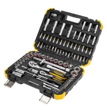 Kranz (KR-66-6694) Набор инструментов, 1/2, 1/4, CrV, пластиковый кейс, 94 предмета