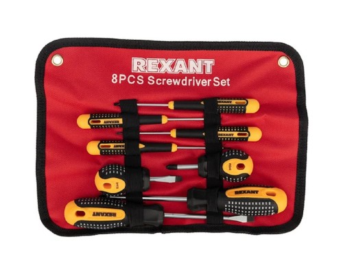 [Отвертки] Rexant (12-4774) Набор отверток 8 предметов