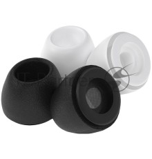 Комплект сменных насадок Lyambda E-PRO-S для Apple AirPods Pro Белый/Черный