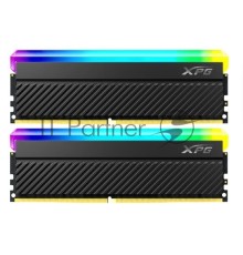 Модуль памяти ADATA XPG GAMMIX D45G RGB DDR4 3600MHz 32GB (2x16GB) 288-Pin SDRAM PC4-28800 Memory Kit (AX4U360016G18I-DCBKD45G)