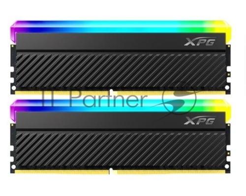 Модуль памяти ADATA XPG GAMMIX D45G RGB DDR4 3600MHz 32GB (2x16GB) 288-Pin SDRAM PC4-28800 Memory Kit (AX4U360016G18I-DCBKD45G)