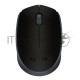 Мышь беспроводная Logitech M171 черный/серый, 1000 dpi, радиоканал, USB, кнопки - 3
