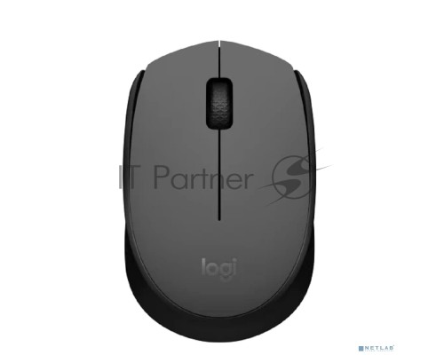 Мышь беспроводная Logitech M171 черный/серый, 1000 dpi, радиоканал, USB, кнопки - 3