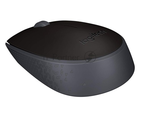 Мышь беспроводная Logitech M171 черный/серый, 1000 dpi, радиоканал, USB, кнопки - 3
