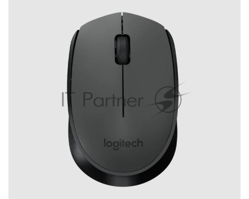 Мышь беспроводная Logitech M171 черный/серый, 1000 dpi, радиоканал, USB, кнопки - 3