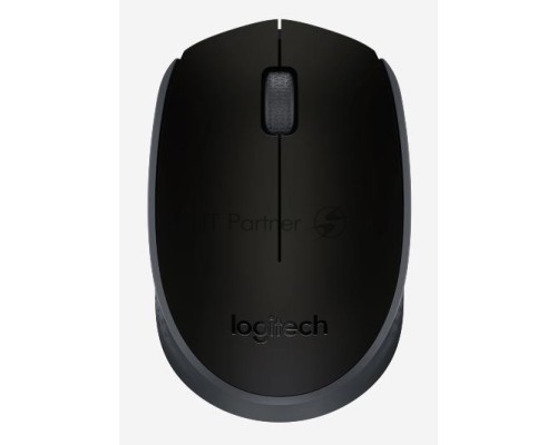 Мышь беспроводная Logitech M171 черный/серый, 1000 dpi, радиоканал, USB, кнопки - 3