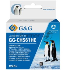 Картридж струйный G&G GG-CH561HE 122 черный (18мл) для HP DJ 1050A/2050A/3000
