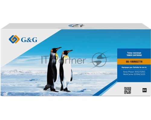 Картридж лазерный G&G GG-106R02778 черный (3000стр.) для Xerox Phaser 3052/3260/WC 3215/3225