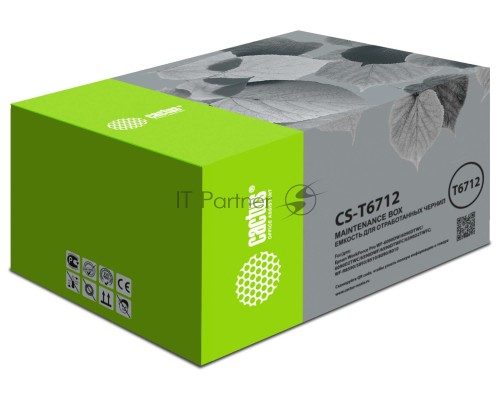 Емкость Cactus CS-T6712 (T6712 для отработанных чернил) для Epson WorkForce Pro WF-6090DW/6090DTWC/6090D2TWC/6590DWF