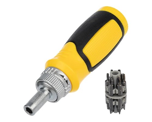 [Отвертки] Rexant (12-4778) Набор 13 предметов с реверсивной отверткой