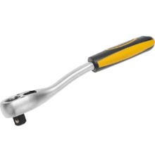 Kranz (KR-12-8401) Ключ-трещотка для торцовых головок 1/2, CrV, 72 зубца