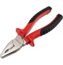 Rexant (12-4612) Плоскогубцы комбинированные 180 мм никелированные, двухкомпонентные рукоятки 