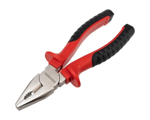 [Бокорезы] Rexant (12-4612) Плоскогубцы комбинированные 180 мм никелированные, двухкомпонентные рукоятки 