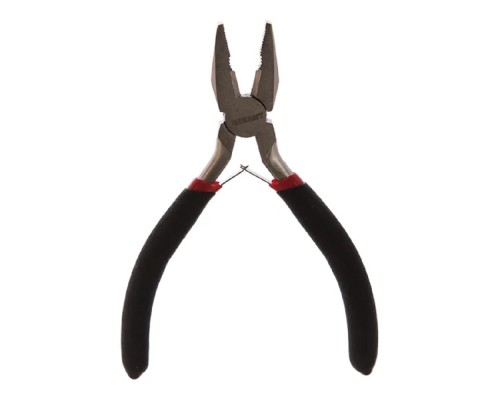 [Бокорезы] Rexant (12-4601) Плоскогубцы мини 120 мм никелированные, авторазжим, обливные рукоятки 