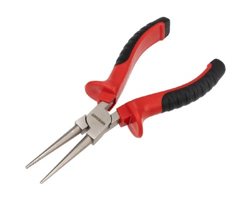 [Бокорезы] Rexant (12-4623) Круглогубцы 160 мм никелированные, двухкомпонентные рукоятки 