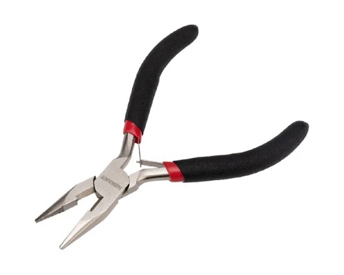 [Бокорезы] Rexant (12-4604) Тонкогубцы мини 120 мм никелированные, авторазжим, обливные рукоятки 