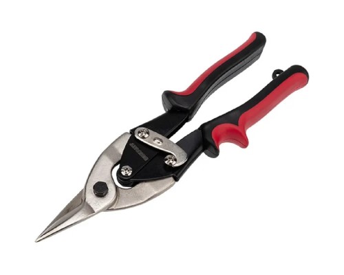 [Бокорезы] Rexant (12-4630) Ножницы по металлу прямые 260 мм никелированные, двухкомпонентные рукоятки 