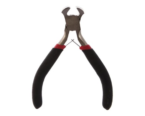 [Бокорезы] Rexant (12-4605) Кусачки торцевые мини 100 мм никелированные, авторазжим, обливные рукоятки 