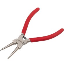 Rexant (12-4637) Щипцы для стопорных колец загнутый сжим 160 мм, обливные рукоятки 