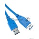 Кабель удлинительный Aopen/Qust ACU302-1M USB3.0 Am-Af 1m iOpen (Aopen/Qust) (ACU302-1M)