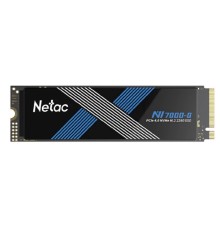 Твердотельный накопитель Netac NV7000Q 2Tb [NT01NV7000Q-2T0-E4X] M.2 2280, PCI-E 4.0 x4, 3D NAND, 7100/6200MBs, NVMe 1.4, 1280TBW, с радиатором