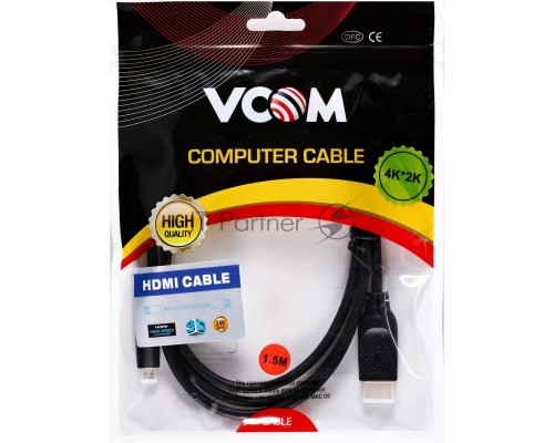 Кабель VCOM CG587-1.5M HDMI-19M --MicroHDMI-19M ver 2.0 1.5m VCOM <CG587-1.5M>