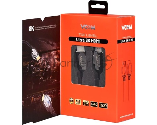 Кабель VCOM CG864-1.5M HDMI 19M/M,ver. 2.1, 8K@60 Hz 1.5m VCOM <CG864-1.5M>