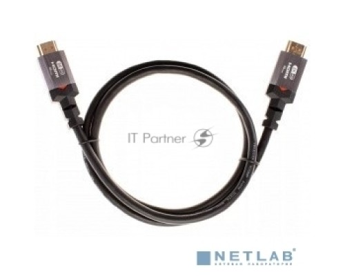 Кабель Telecom TCG365-1M HDMI 19M/M,ver. 2.1, 8K@60 Hz 1m метал разъемы, Telecom <TCG365-1M>