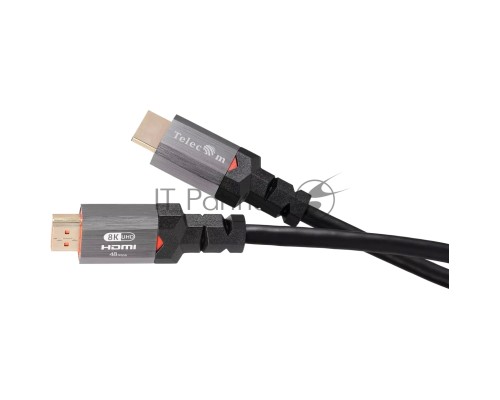 Кабель Telecom TCG365-1M HDMI 19M/M,ver. 2.1, 8K@60 Hz 1m метал разъемы, Telecom <TCG365-1M>