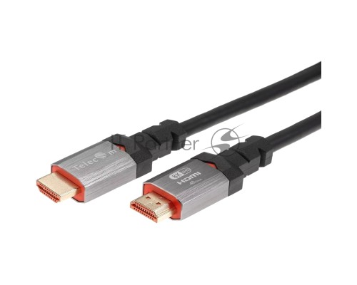 Кабель Telecom TCG365-1M HDMI 19M/M,ver. 2.1, 8K@60 Hz 1m метал разъемы, Telecom <TCG365-1M>