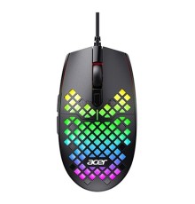 Мышь проводная Acer OMW134 черный, 3200 dpi, USB, кнопки - 6