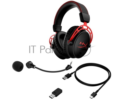 Наушники с микрофоном HyperX Cloud Alpha Wireless черный оголовье (4P5D4AA)