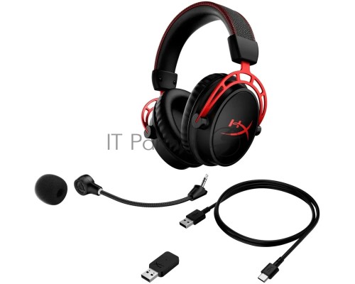 Наушники с микрофоном HyperX Cloud Alpha Wireless черный оголовье (4P5D4AA)