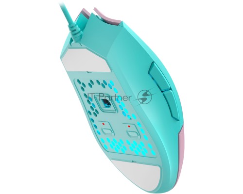 Мышь проводная A4Tech Bloody L65 Max розовый/голубой, 12000 dpi, USB, кнопки - 7