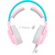 Наушники с микрофоном A4Tech Bloody G575 розовый/голубой (G575 /SKY PINK/ USB)