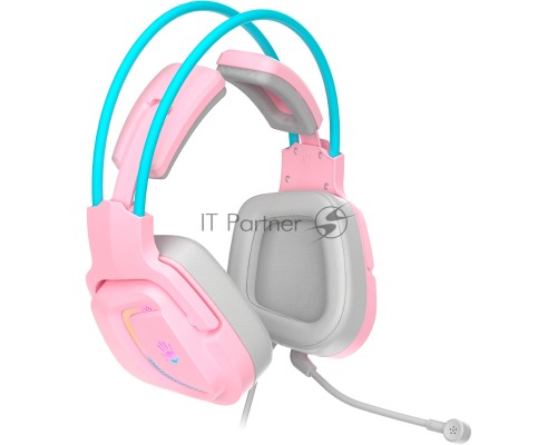 Наушники с микрофоном A4Tech Bloody G575 розовый/голубой (G575 /SKY PINK/ USB)