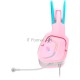 Наушники с микрофоном A4Tech Bloody G575 розовый/голубой (G575 /SKY PINK/ USB)