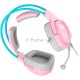 Наушники с микрофоном A4Tech Bloody G575 розовый/голубой (G575 /SKY PINK/ USB)