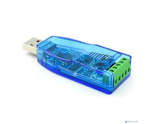 Адаптер ORIENT UAS-105 USB Am to RS485, винтовой разъем 5 конт. (WCH CH340, поддерж.Win 8.x/10) (31328)