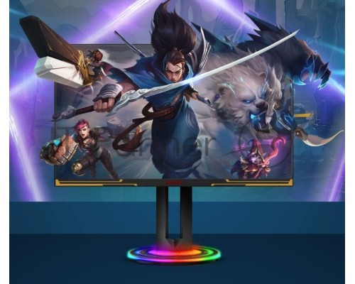 Монитор LCD 27'' [16:9] 2560х1440(WQHD) IPS, nonGLARE, Нет, 170 Гц, 400cd/m2, H178°/V178°, 1000:1, 80M:1, 1,07 миллиардов цветов, 1ms, VGA, 2xHDMI, 2xDP, USB-Hub, Height adj, Tilt, Swivel, Speakers, 3Y, Черный, Золото