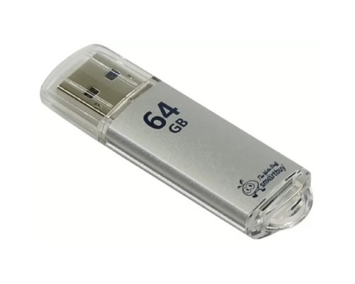 [Носитель информации] Smartbuy USB Drive 64GB V-Cut Silver (SB64GBVC-S3) UFD 3.0/3.1 