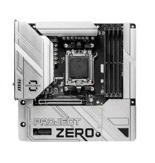 Материнская плата MSI B650M PROJECT ZERO B650, AM5, 4DDR5, 1PCI-Ex16, 2PCI-Ex1, 2M.2, 4SATA3.0, 1USB3.2Gen2x2, 5USB3.2Gen2, 4USB3.2Gen1, 6USB 2.0