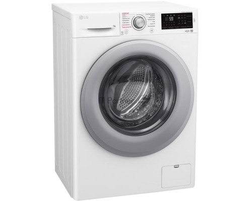 Стиральная машина  LG F2M5HS4WP белый, загрузка фронтальная 7 кг, 1200 об/мин., класс: А
