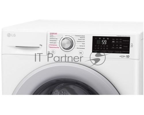 Стиральная машина  LG F2M5HS4WP белый, загрузка фронтальная 7 кг, 1200 об/мин., класс: А