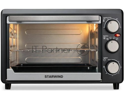 Мини-печь Starwind SMO2044 18л. 1200Вт серебристый