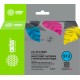 Картридж струйный Cactus CS-3YL78AE 912 пурпурный (5 мл) для HP OfficeJet 8010/8012/8013/8014/8015/8020/8025