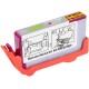 Картридж струйный Cactus CS-3YL78AE 912 пурпурный (5 мл) для HP OfficeJet 8010/8012/8013/8014/8015/8020/8025